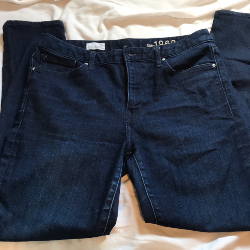Gap High Rise Skinny Jeans 29 short